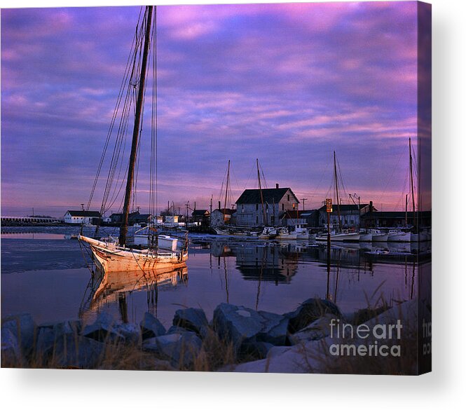 Skipjack Acrylic Print featuring the photograph Skipjack by James L. Amos