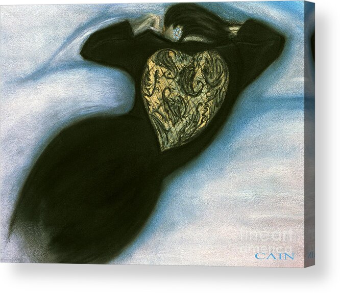 Woman Acrylic Print featuring the painting Sleeping Beauty Art Print by William Cain