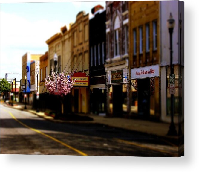 Fine Art Acrylic Print featuring the photograph Small Town 2 by Rodney Lee Williams