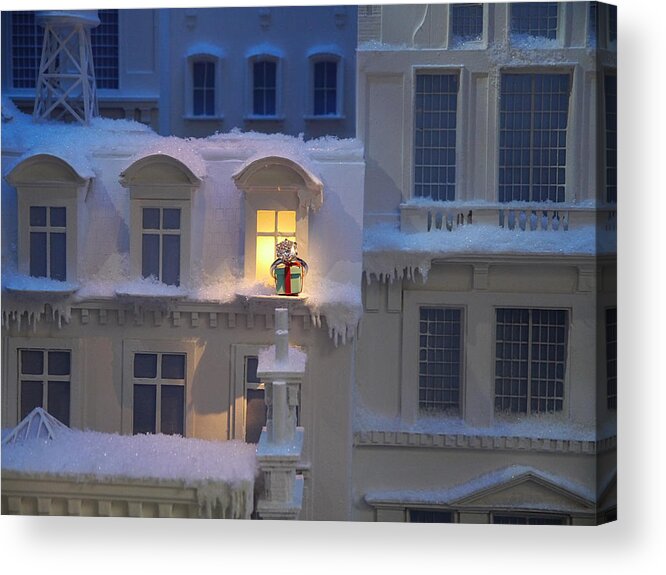 Small Acrylic Print featuring the photograph Small World - Tiffany Christmas 4 by Richard Reeve