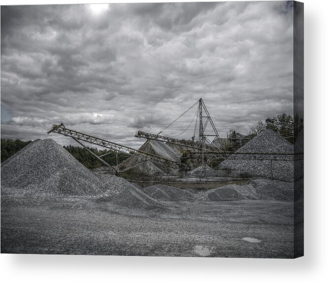 Richard Reeve Acrylic Print featuring the photograph Stone Work by Richard Reeve
