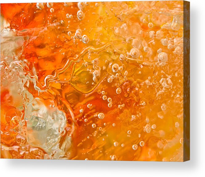 Abstract Acrylic Print featuring the photograph Streams of Consciousness by Shannon Workman