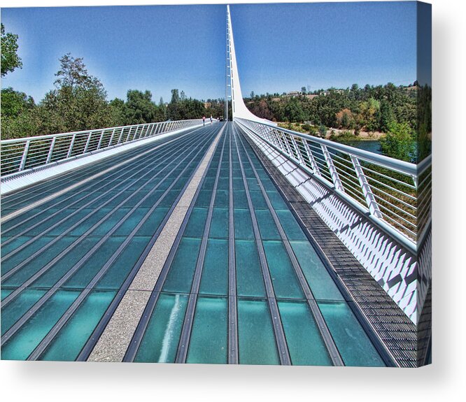 Bridge Acrylic Print featuring the photograph Sundial Bridge by Ron Roberts