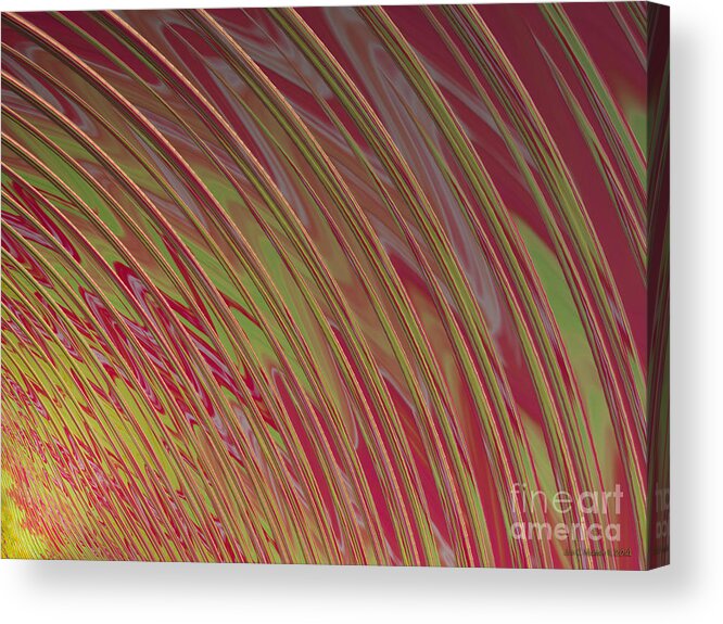 Fractal Acrylic Print featuring the digital art Sunset 1 by Jon Munson II