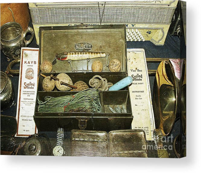 Tackle Box Acrylic Print featuring the photograph Tackle Box by Tom Brickhouse