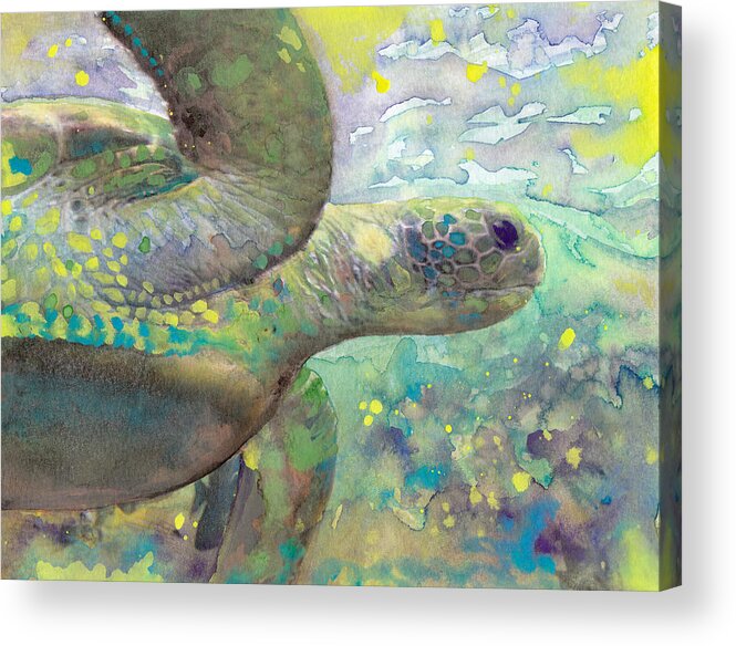  Fish Artwork Acrylic Print featuring the painting The Color of Magic by Susan Powell
