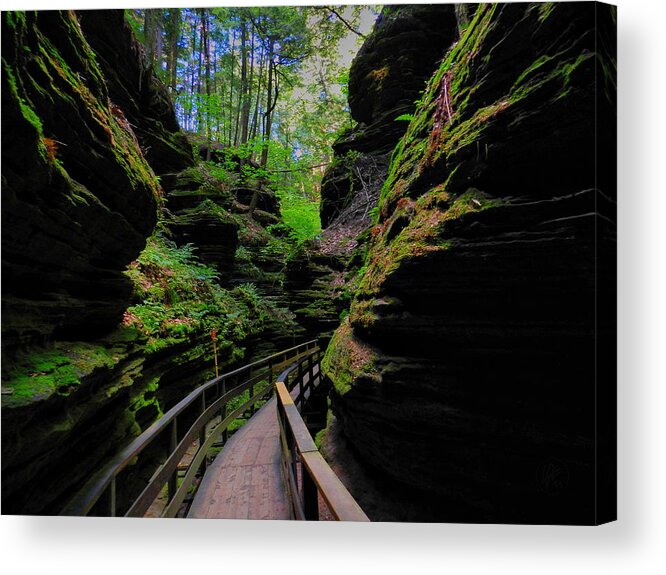 Dells Acrylic Print featuring the photograph The Dells 044 by Lance Vaughn