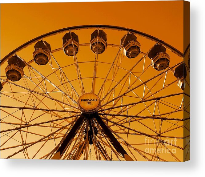 Ferris Wheel Acrylic Print featuring the photograph The End of Summer by Patricia Strand