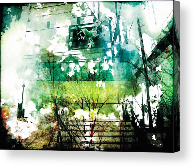 Contemporary Acrylic Print featuring the photograph The Entanglement 6 by The Art of Marsha Charlebois