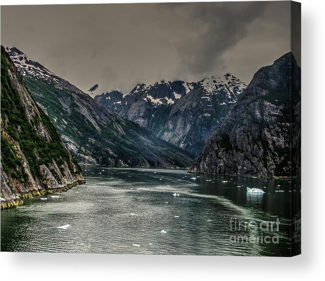 Fjord Acrylic Print featuring the photograph The Fjord by Steven Parker