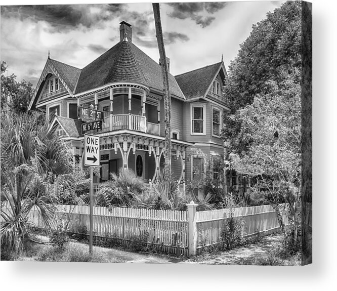 Hdr Acrylic Print featuring the photograph The Gingerbread House by Howard Salmon