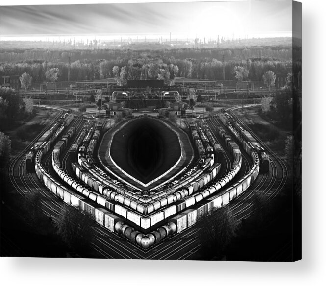 Blumwurks Acrylic Print featuring the photograph The Industrial Accident by Matthew Blum