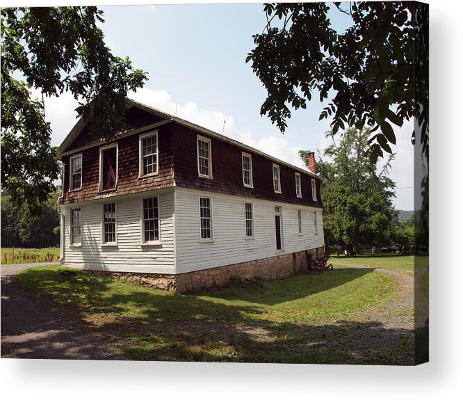 Cabins Acrylic Print featuring the photograph The Old Barn by Robert Margetts