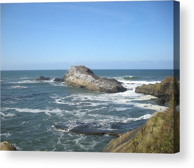 Landscape Acrylic Print featuring the photograph The Rock by Marian Jenkins