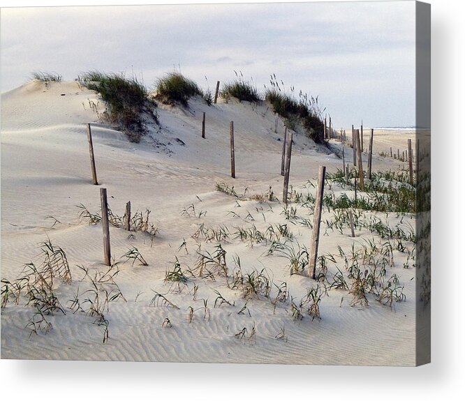 North Carolina Acrylic Print featuring the photograph The Sands of OBX by Greg Reed