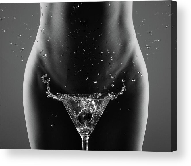Cherry Acrylic Print featuring the photograph Therea?s Your Drink, Sir... by Artistname