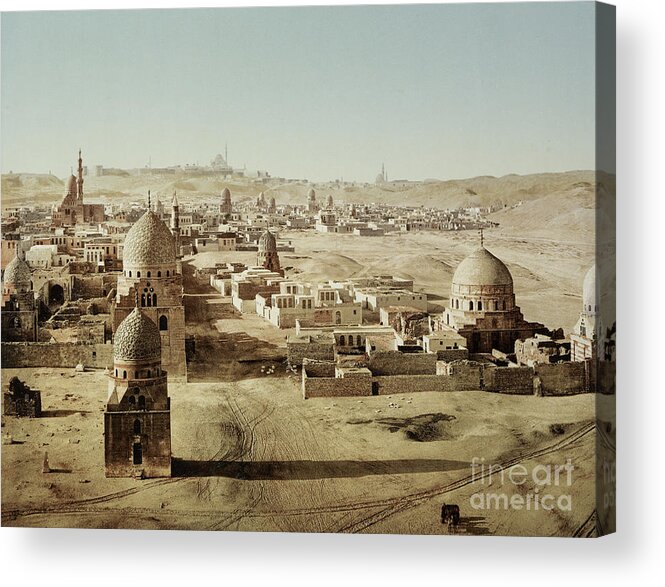 Tombs Acrylic Print featuring the photograph Tombs Of The Mamelukes, Cairo, Egypt by Getty Research Institute