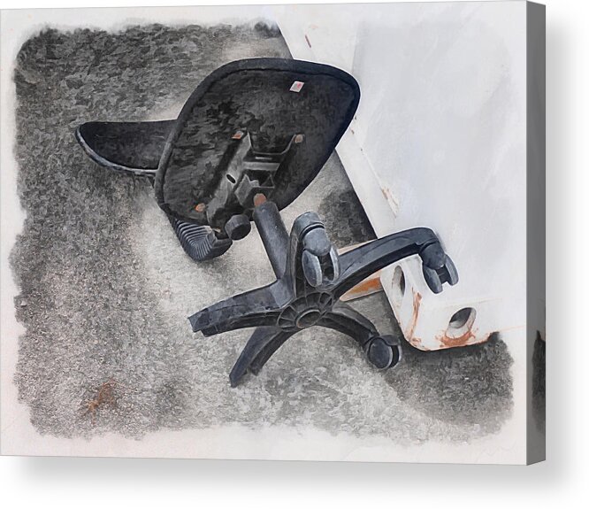 Art Acrylic Print featuring the photograph Two Broken Legs by Steve Taylor
