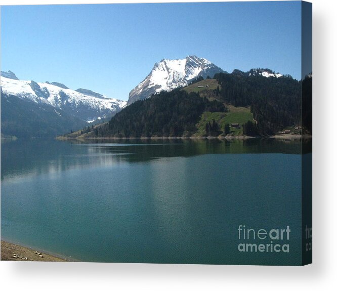 See Acrylic Print featuring the photograph Waegital by Dieter Frank