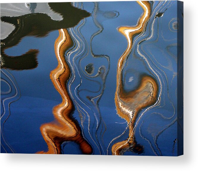 Abstract Acrylic Print featuring the photograph Water Abstract 2 by M Landis