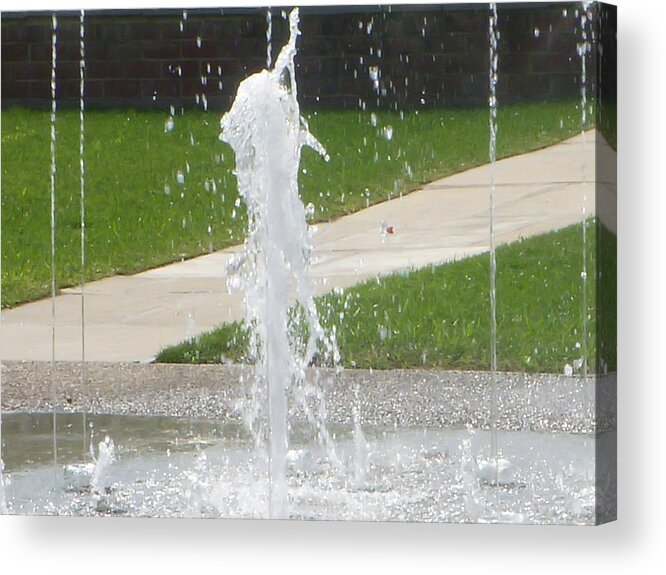 Water Fountain Acrylic Print featuring the photograph Water fountain by Aimee L Maher ALM GALLERY