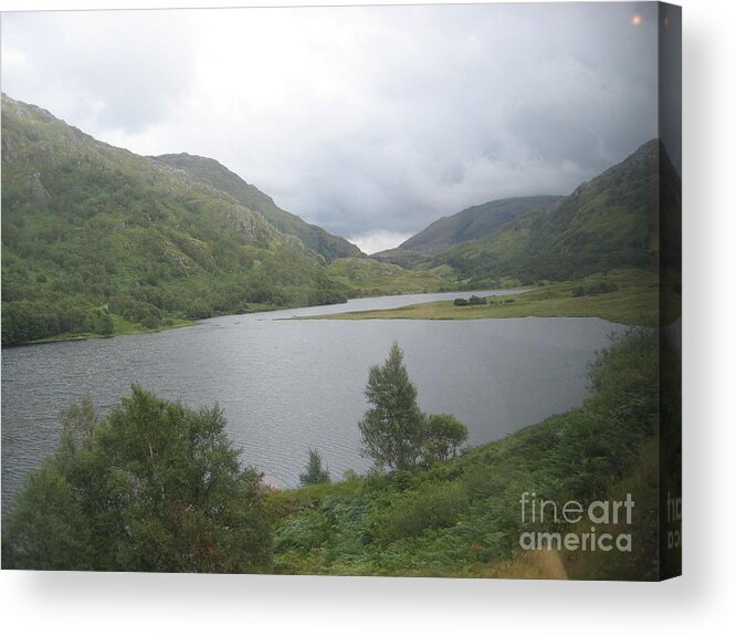 Scottish Highlands Acrylic Print featuring the photograph Welcome To The Highlands by Denise Railey