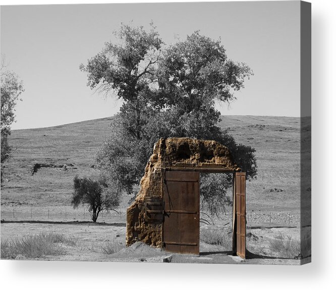 California Acrylic Print featuring the photograph When One Door Closes by Spencer Hughes