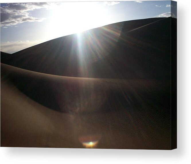 Sun Acrylic Print featuring the photograph Windswept Curves II by Carlee Ojeda