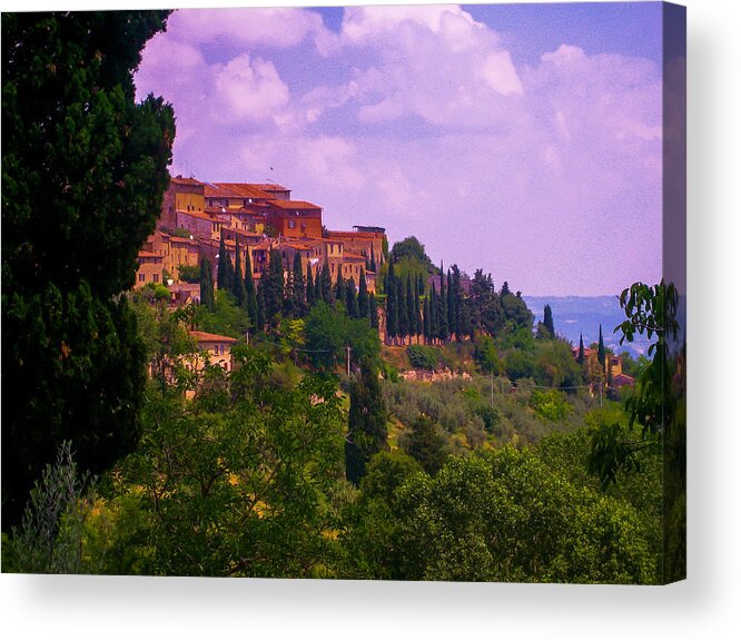 Tuscany Acrylic Print featuring the photograph Wonderful Tuscany by Dany Lison