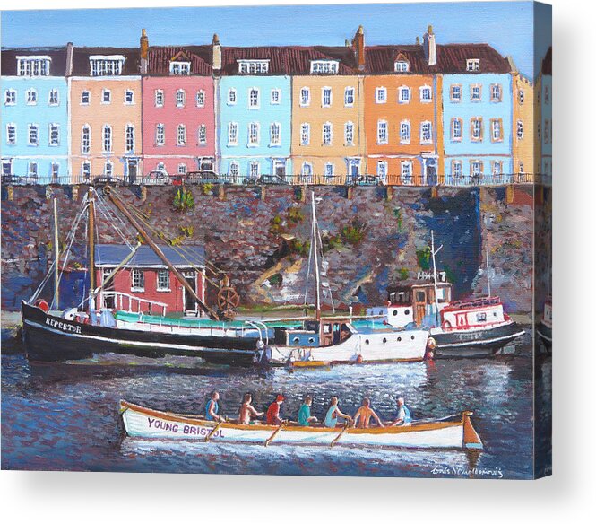 Young Bristol Acrylic Print featuring the painting Young Bristol by TOMAS O'Maoldomhnaigh