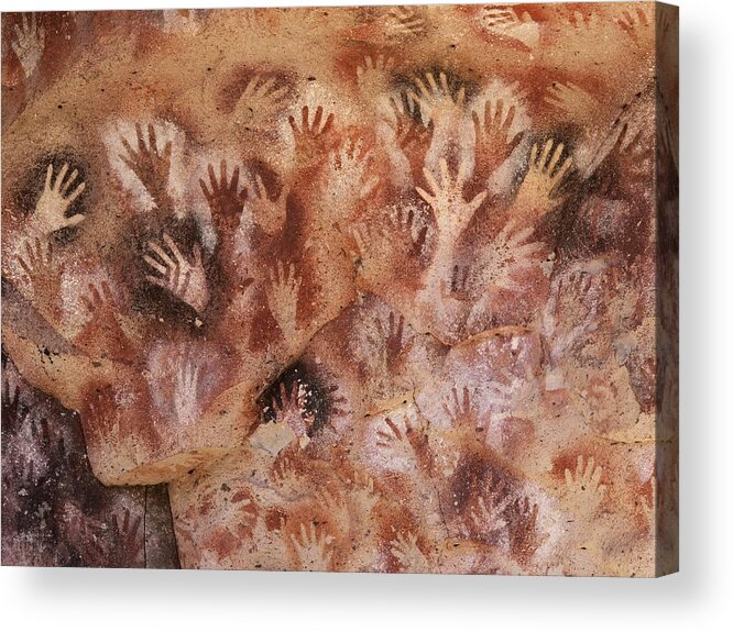 Cueva De Las Manos Acrylic Print featuring the photograph Cave Of The Hands, Argentina by Javier Truebamsf