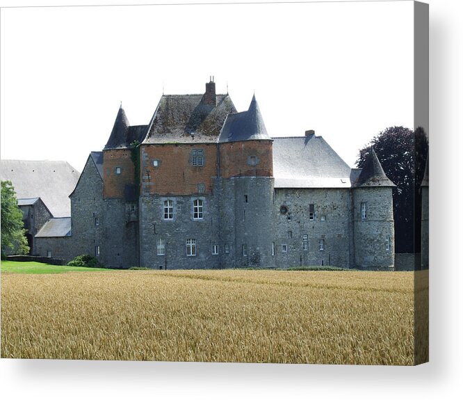 Europe Belgium Acrylic Print featuring the photograph Chateau Fort de Feluy Belgium #1 by Joseph Hendrix