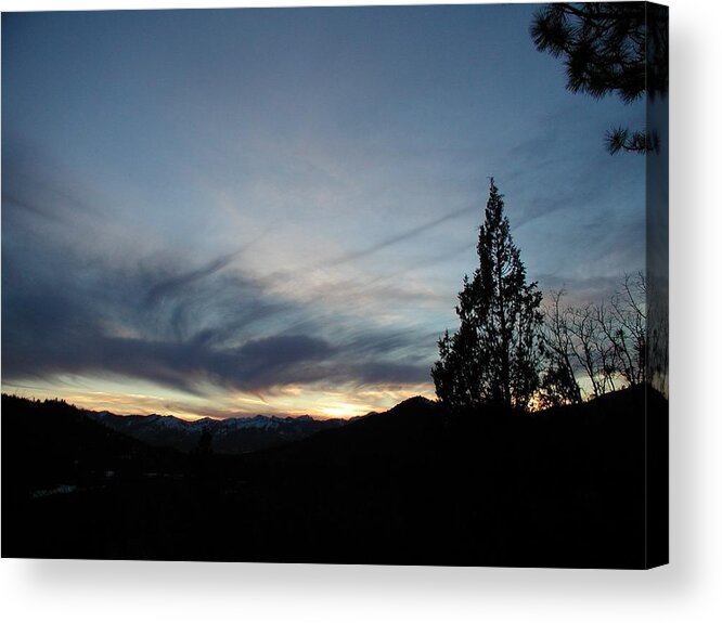  Acrylic Print featuring the photograph Clouds with Style by William McCoy