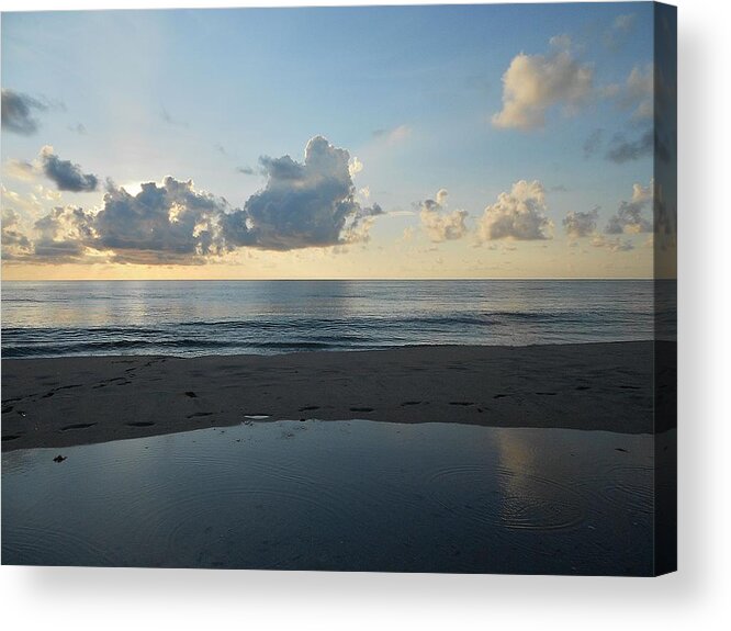 Sunrise Acrylic Print featuring the photograph Serenity #1 by Sheila Silverstein