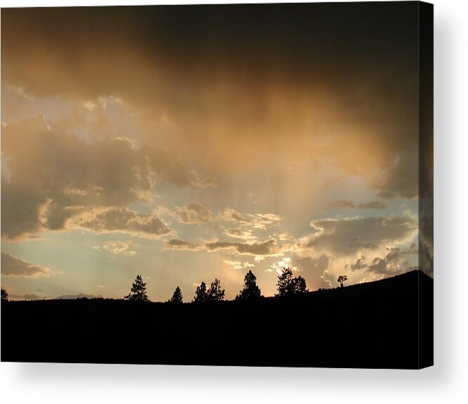  Acrylic Print featuring the photograph Storm Light by William McCoy