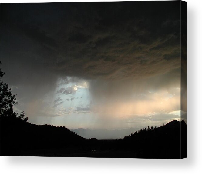  Acrylic Print featuring the photograph Storm Window by William McCoy