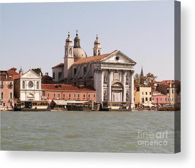 Italy Acrylic Print featuring the photograph View on Venice #1 by Evgeny Pisarev