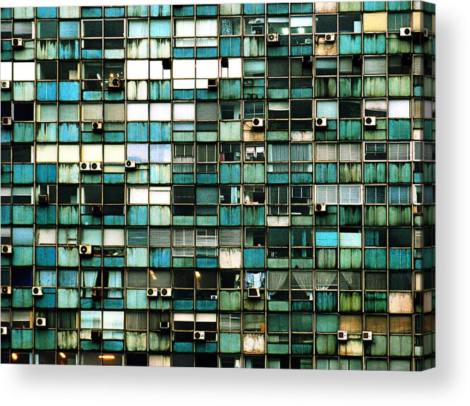 Abstract Acrylic Print featuring the photograph Windows I #1 by Osvaldo Hamer