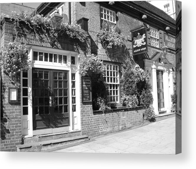 Europe Acrylic Print featuring the photograph Allsop Arms Tavern #2 by Joseph Hendrix