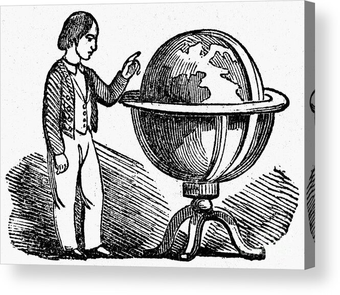 19th Century Acrylic Print featuring the photograph Globe, 19th Century #2 by Granger