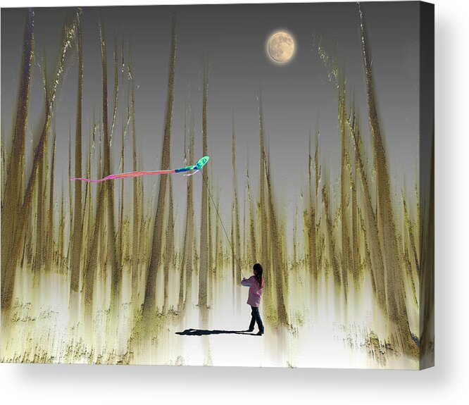 Girl Acrylic Print featuring the photograph 2393 by Peter Holme III