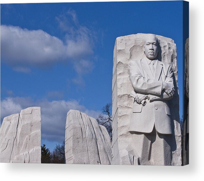 Martin Luther King Jr Acrylic Print featuring the photograph Martin Luther King Jr Memorial #5 by Theodore Jones