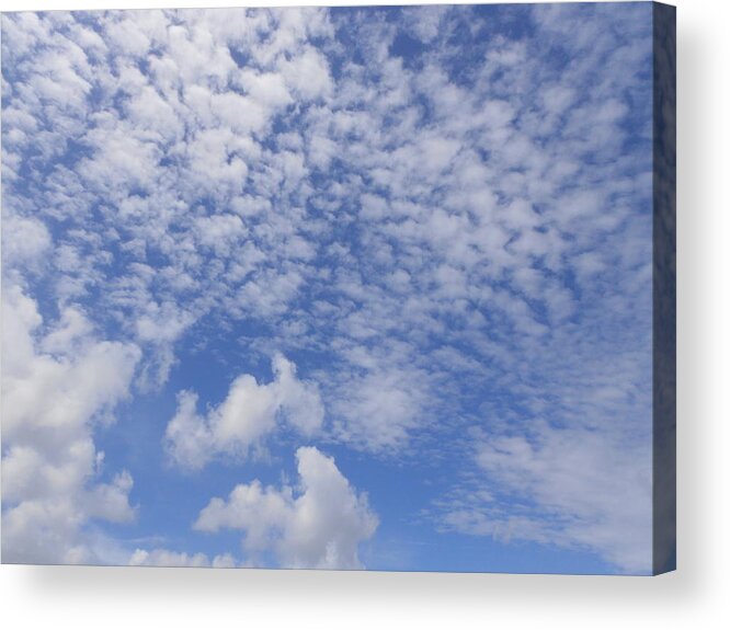 Clouds Acrylic Print featuring the photograph A Moment In Time by Sheila Silverstein