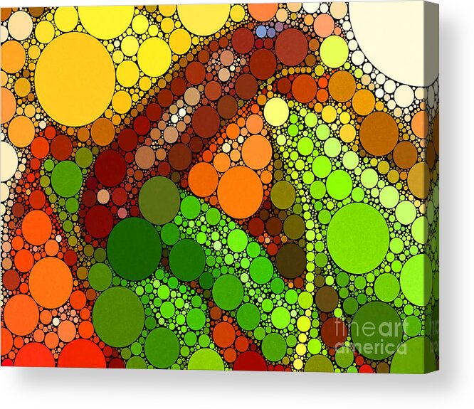 Vegetables Acrylic Print featuring the digital art Abbondanza by Xine Segalas