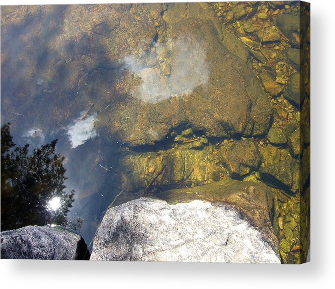 Lake Acrylic Print featuring the photograph Above and Below by Shirley Radebach