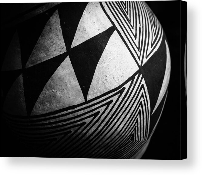 Pottery Acrylic Print featuring the photograph Ancient Lines and Geometry by Stacy Michelle Smith