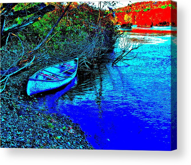 Landscape Acrylic Print featuring the photograph Andy River 17 by George Ramos