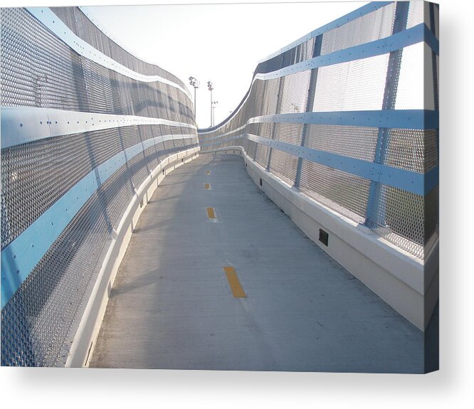  Acrylic Print featuring the photograph Blue Bridge by Mark Norman