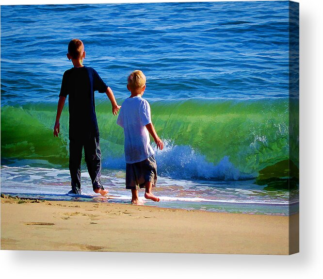 Child Acrylic Print featuring the photograph Childhood Memories by Trudy Wilkerson