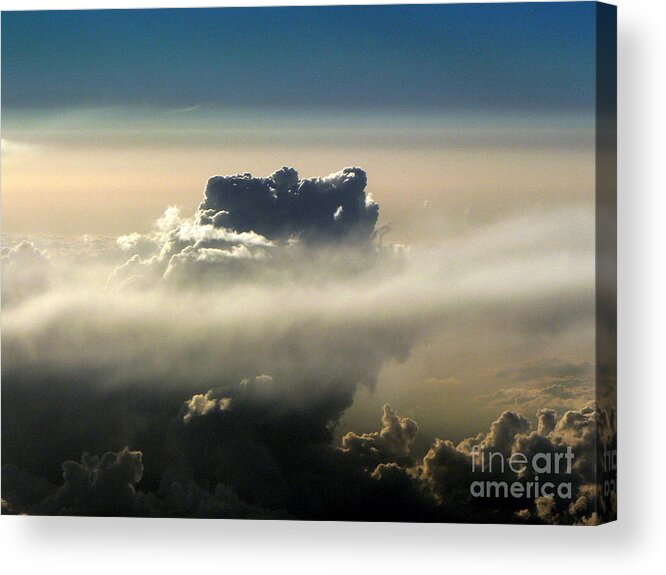 Clouds Acrylic Print featuring the photograph Cloud Series 5 by Elizabeth Fontaine-Barr